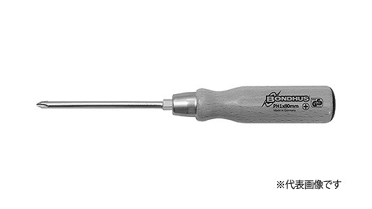 木柄貫通プラスドライバー