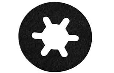 ファイバー　ワッシャー（黒・組込