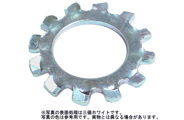 歯付ワッシャー（外歯