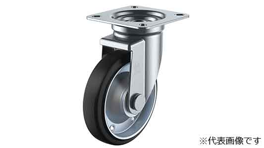 重荷重向け自在車プレート式　Ｊ型