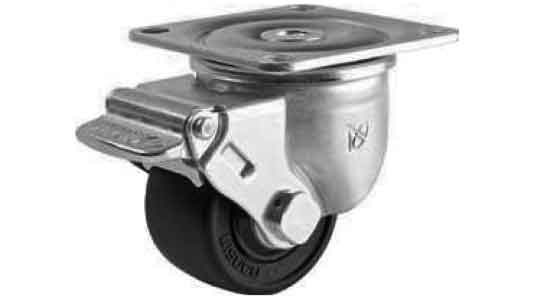 低床重荷重キャスタＴＨＨ自在Ｓ付