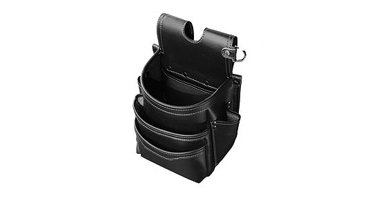 ライトＰＵレザー腰袋３段