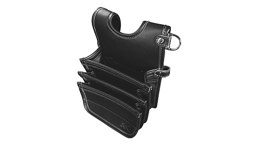 黒金　建築薄型腰袋３段