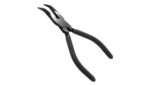 先曲がり弱電用ラジオペンチバネ付