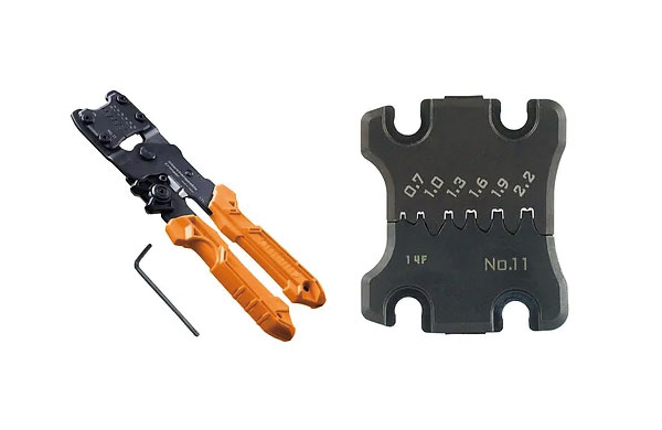 ダイス交換式精密圧着ペンチＳダイ