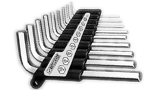 標準タイプ６角棒レンチ　９本組