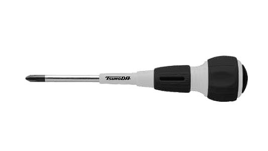 ハンドル絶縁貫通ドライバー（＋）