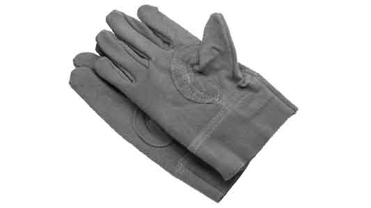 輸入床革手袋　背縫