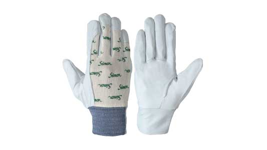 ＳＩＭＯＮ牛本革手袋　１２６白