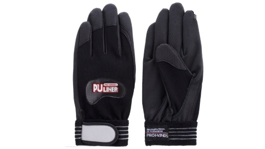 富士グローブ　ＰＵライナーΑ　黒