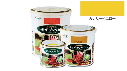 水性ガーデンペイントカナリイエロ