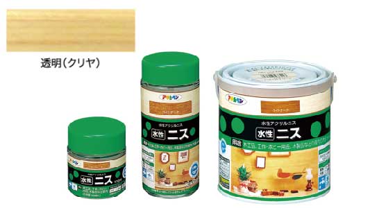 水性ニス（透明クリヤ）