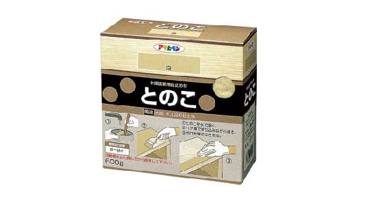 とのこ（木部塗装用目止め材）白