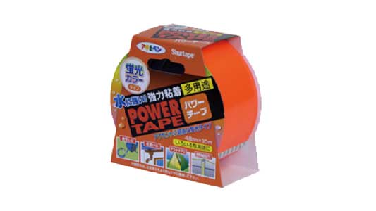 パワーカラーテープ（蛍光オレンジ