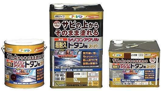 油性超耐久シリコンＡトタンこげ茶