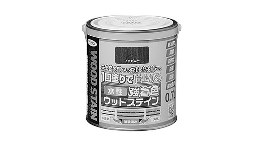 水性強着色Ｗステイン　マホガニー