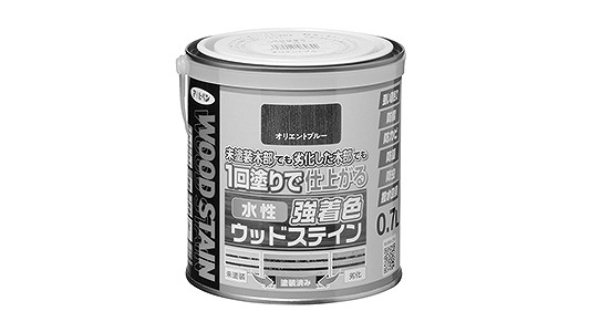 水性強着色Ｗステインオリエント青