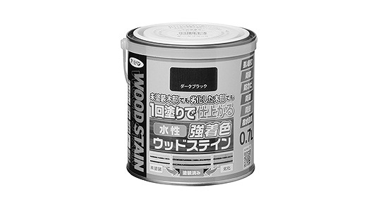 水性強着色Ｗステイン　ダーク黒