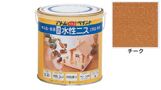 水性ニス（チーク