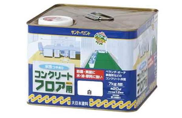 水性コンクリートフロア用　白