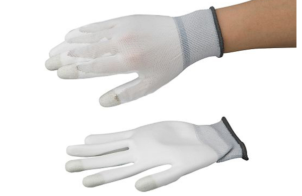 タッチパネル対応ＰＵコート手の平