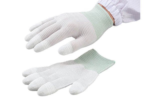導電ライン手袋　指先コート
