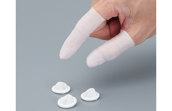 リムレスニトリル指サック（フチ無