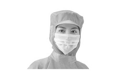 クリーンスーツ用フード青ＳＨ２Ｂ