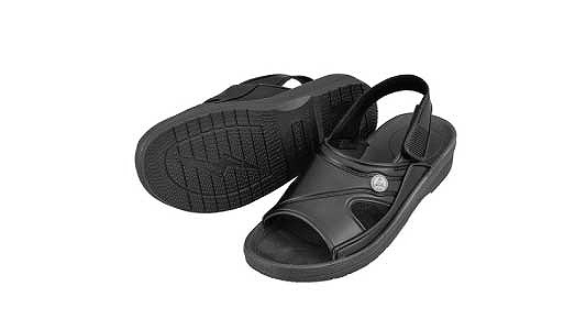 アズピュアＥＳＤサンダル（黒