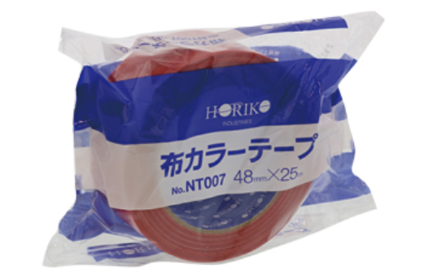 布カラーテープ　赤　№ＮＴ００７