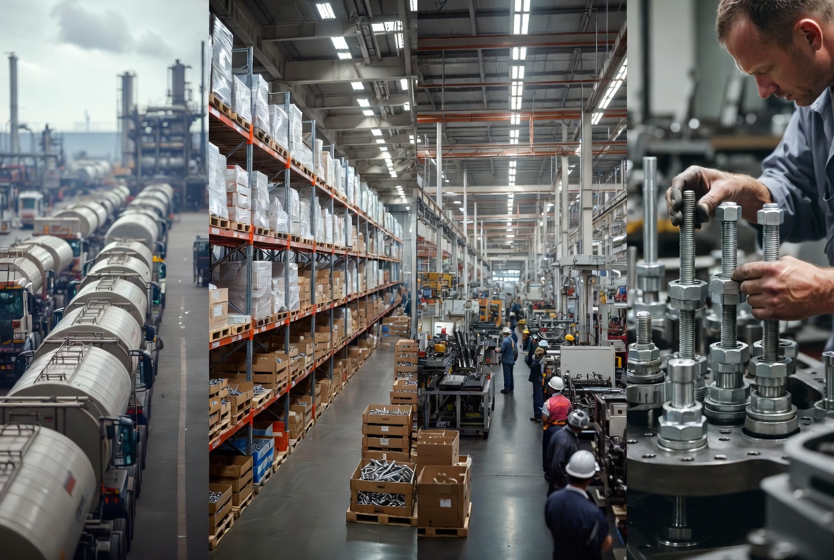 石油流通の目詰まりが浮き彫りにするネジ供給リスクと製造現場の課題